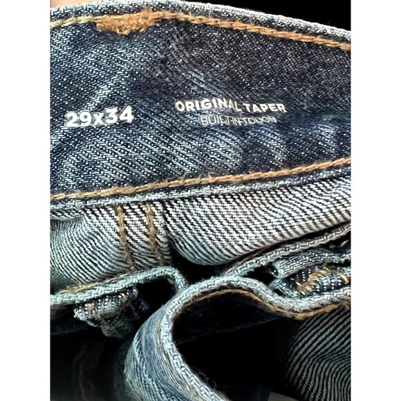 Old Navy Original Taper Wow Straight Non-Stretch Jeans Men's 29 x 34 RINSE New - Picture 4 of 5